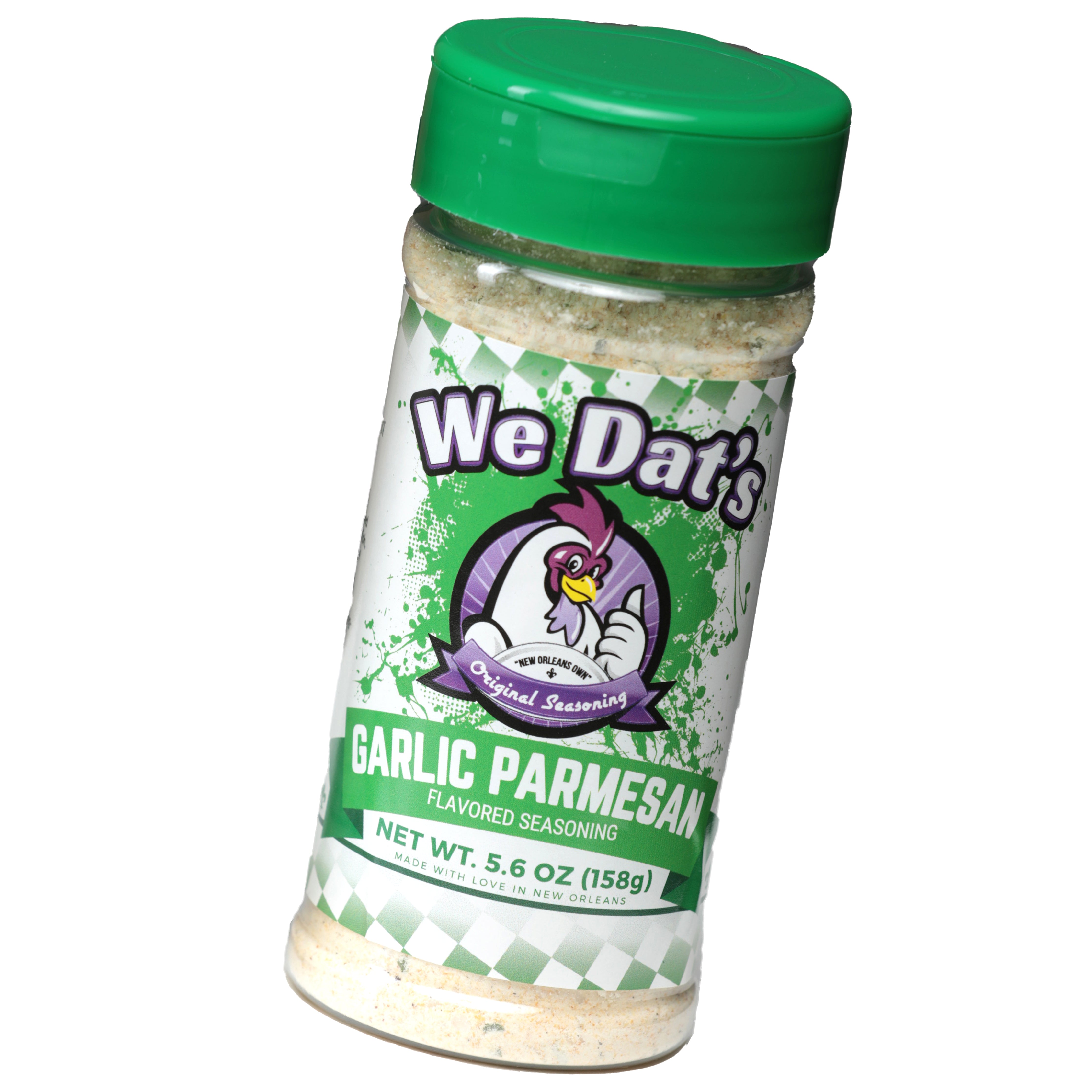 We Dat's Garlic Parmesean Seasoning 5.6oz (158g) Single